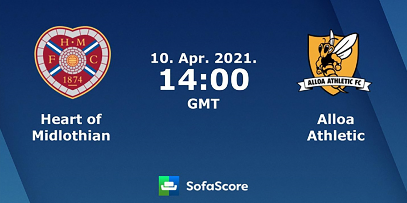Hearts vs Alloa 10th April 2021